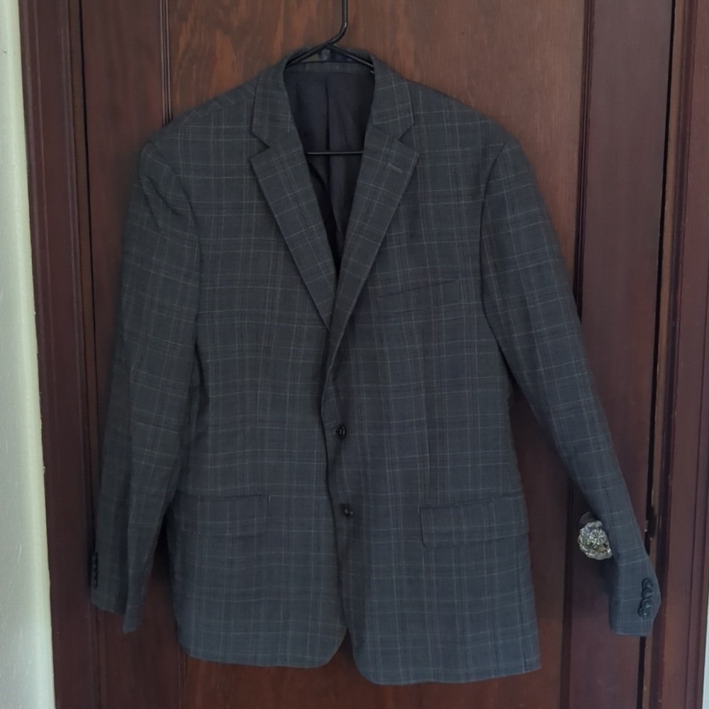 Michael Kors Two Button Gray Blazer Suit Jacket Size 44R